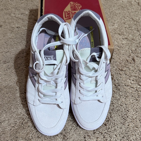 Vans Suede white/purple Casual Sneakers - Picture 3 of 5